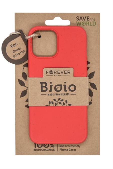 Forever Bioio für Apple iPhone 12 Pro Max rot Handyhülle
