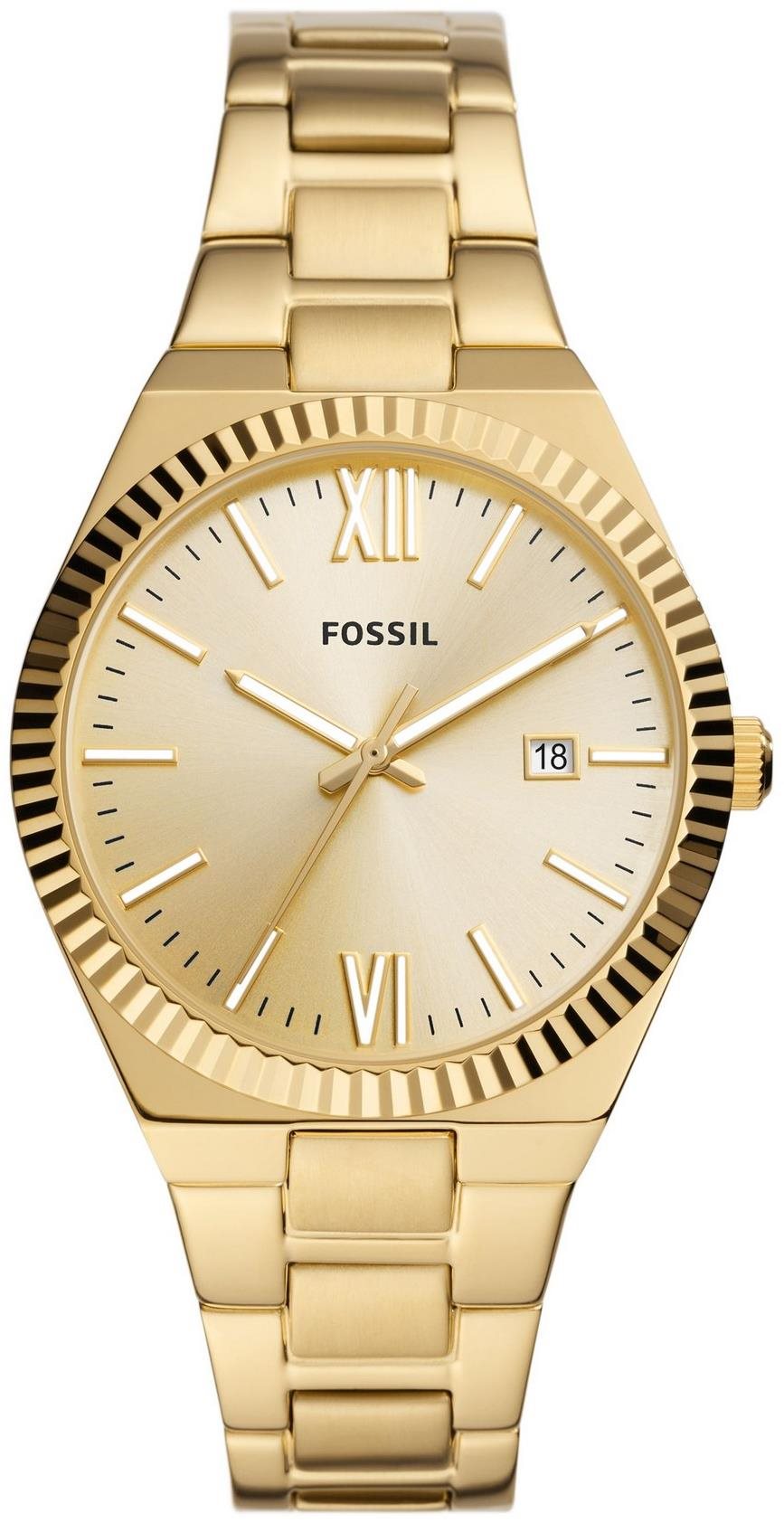 Fossil Scarlette dámské hodinky kulaté ES5299 Hodinky