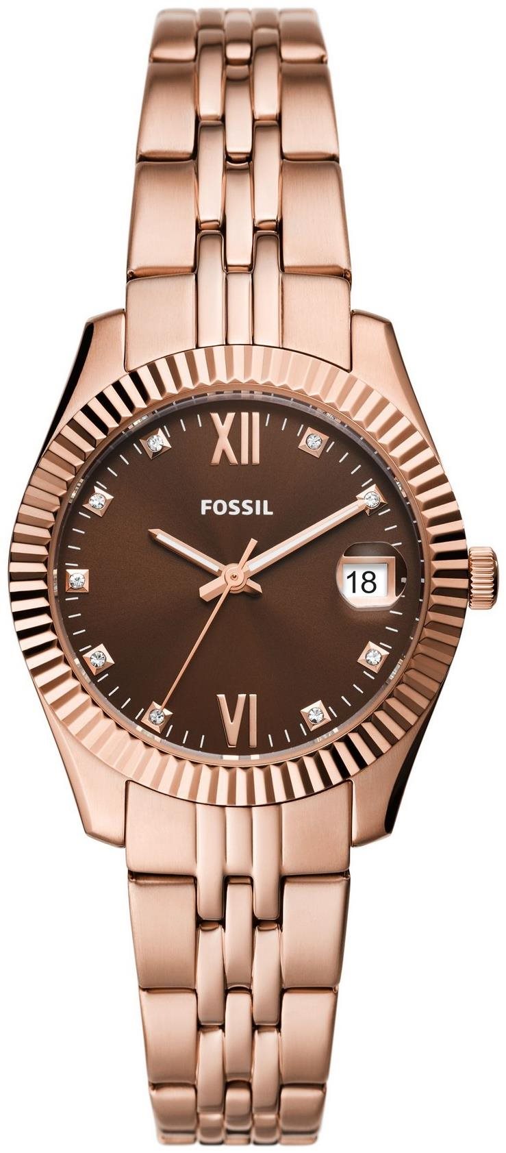 Fossil Scarlette dámské hodinky kulaté ES5324 Hodinky