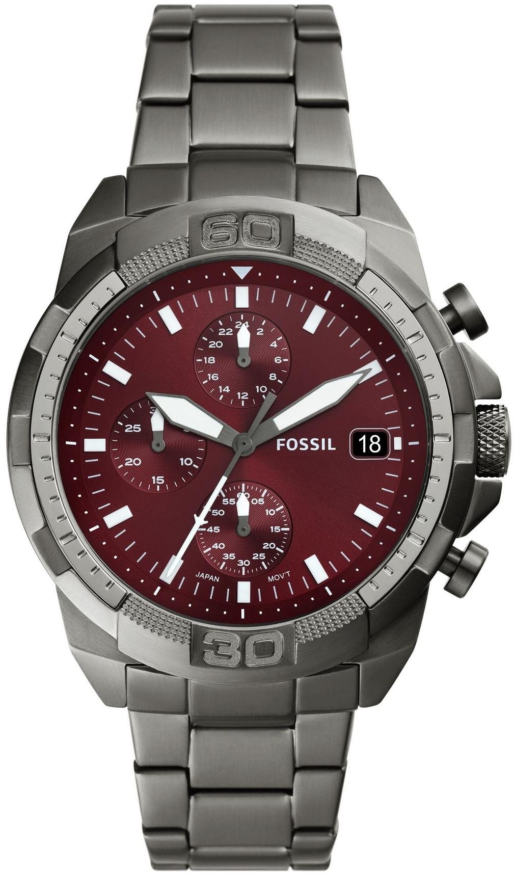 Fossil Bronson pánské hodinky kulaté FS6017 Hodinky