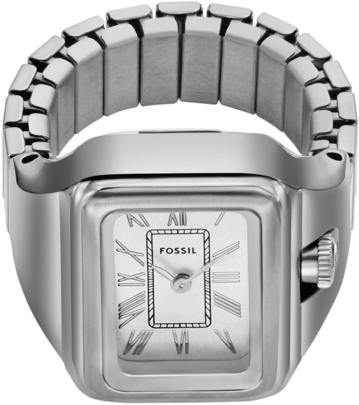 Fossil Raquel Watch Ring dámske hodinky hranaté prsteň ES5344...