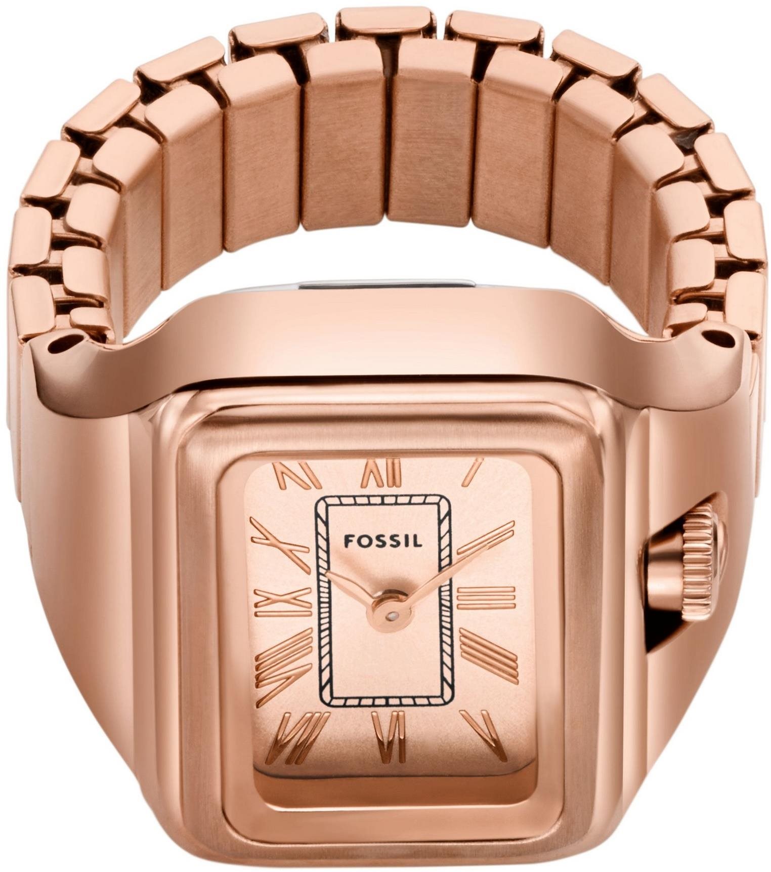 Fossil Raquel Watch Ring dámske hodinky hranaté prsteň ES5345...