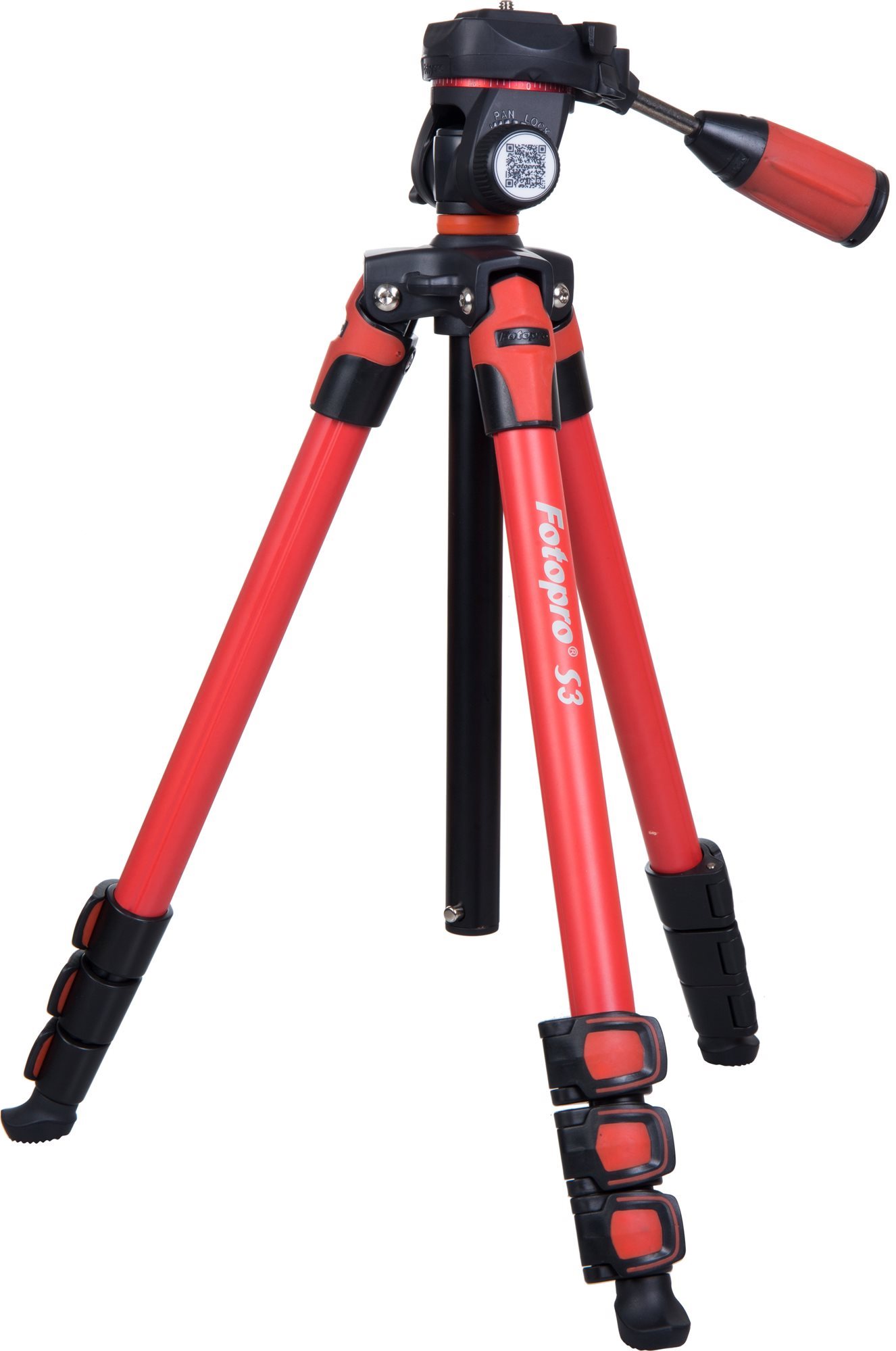 Fotopro S3 Black/Red Stativ