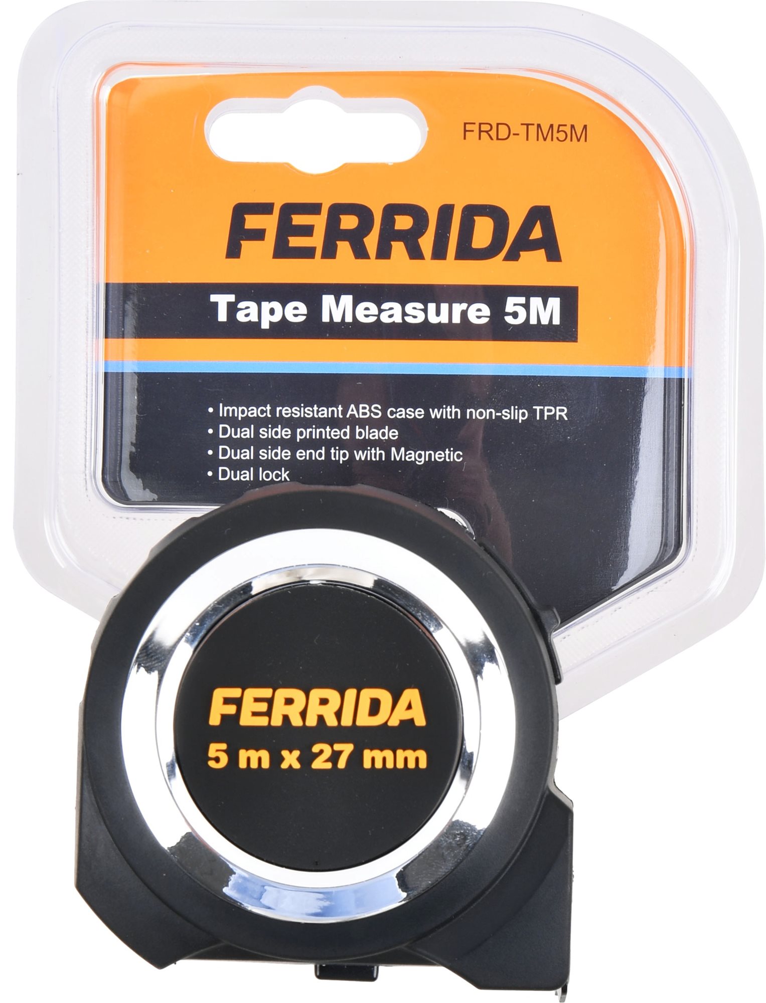 FERRIDA zvinovací meter 5 m Zvinovací meter