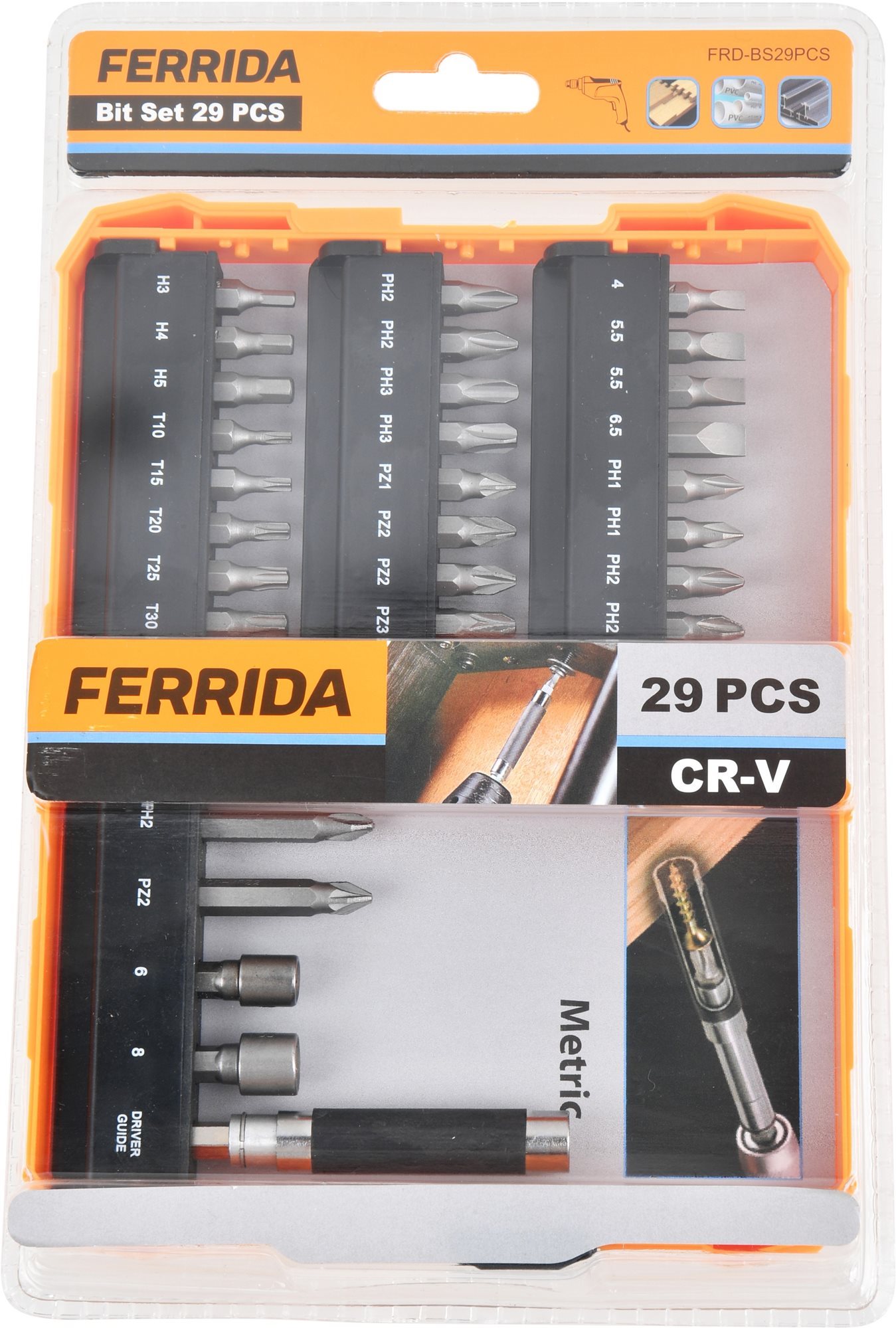 FERRIDA sada bitov 29 kusov Sada bitov