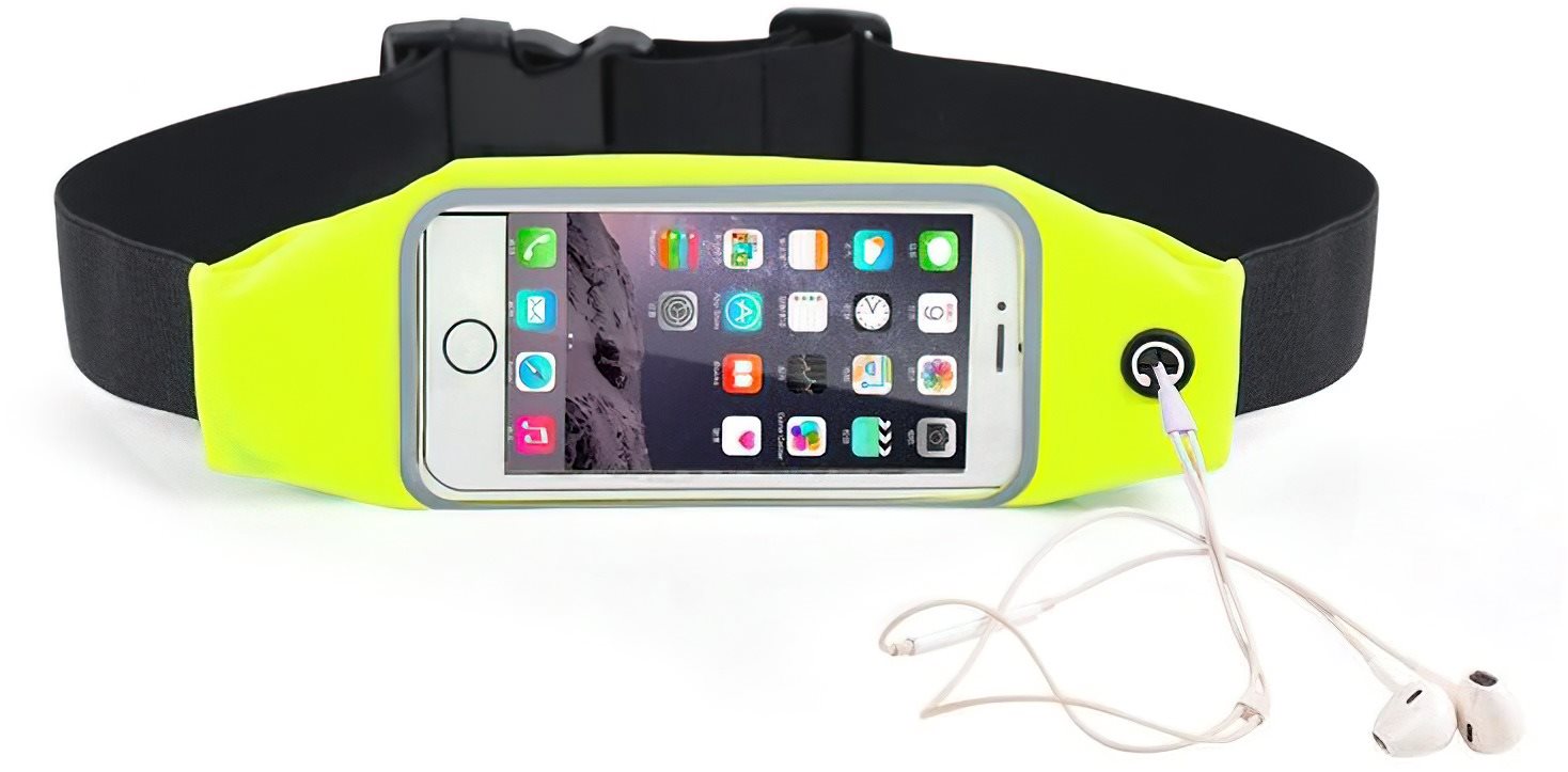 Forever Etui pour téléphone sac banane 6.2" jaune Étui de téléphone...
