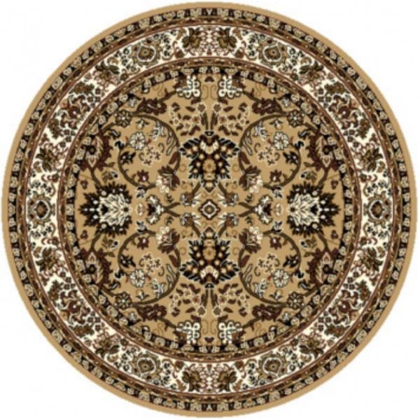Alfa Carpets Kusový koberec Teherán T-117 beige kruh 190 × 190 cm...