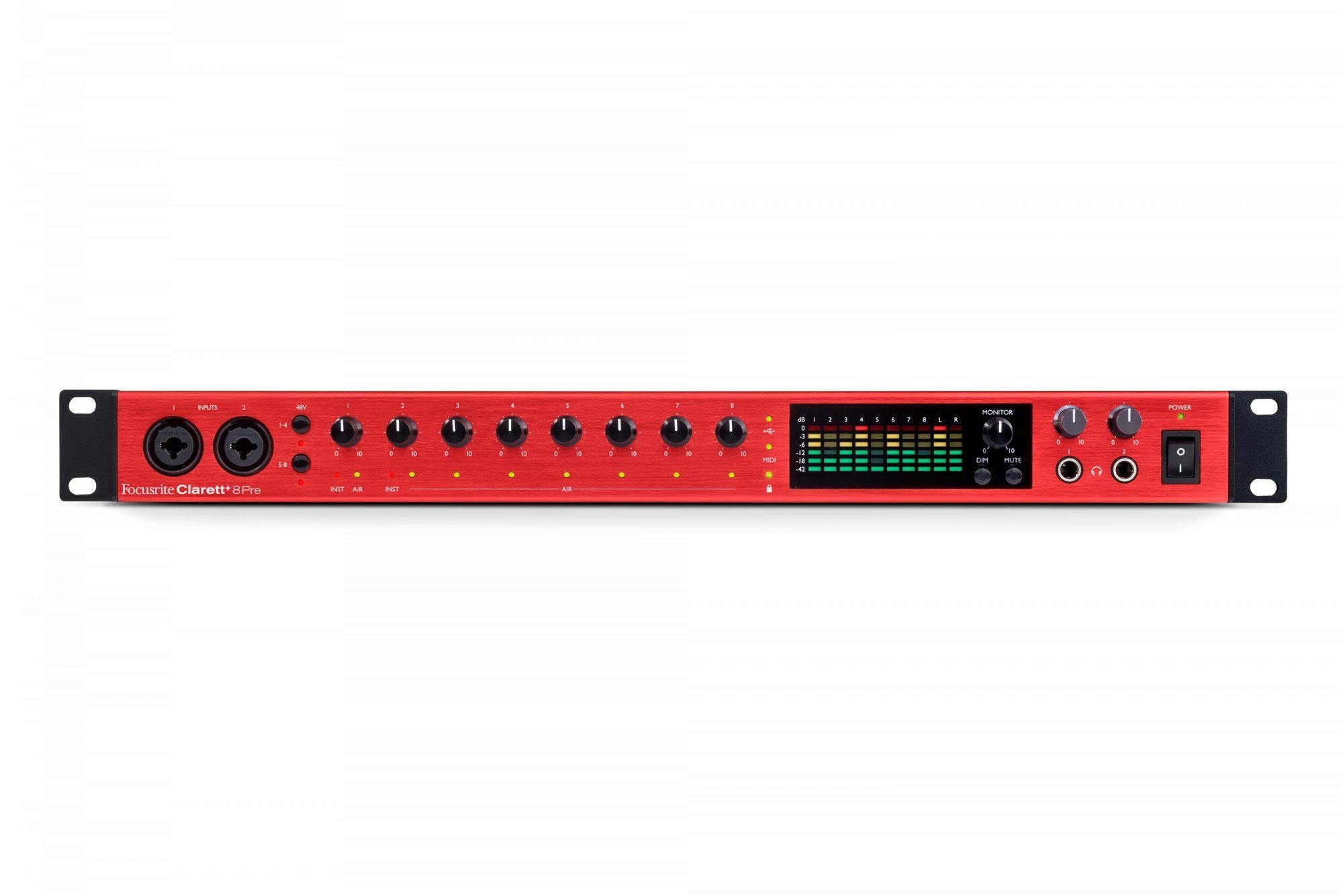Focusrite Clarett+ 8Pre Externá zvuková karta