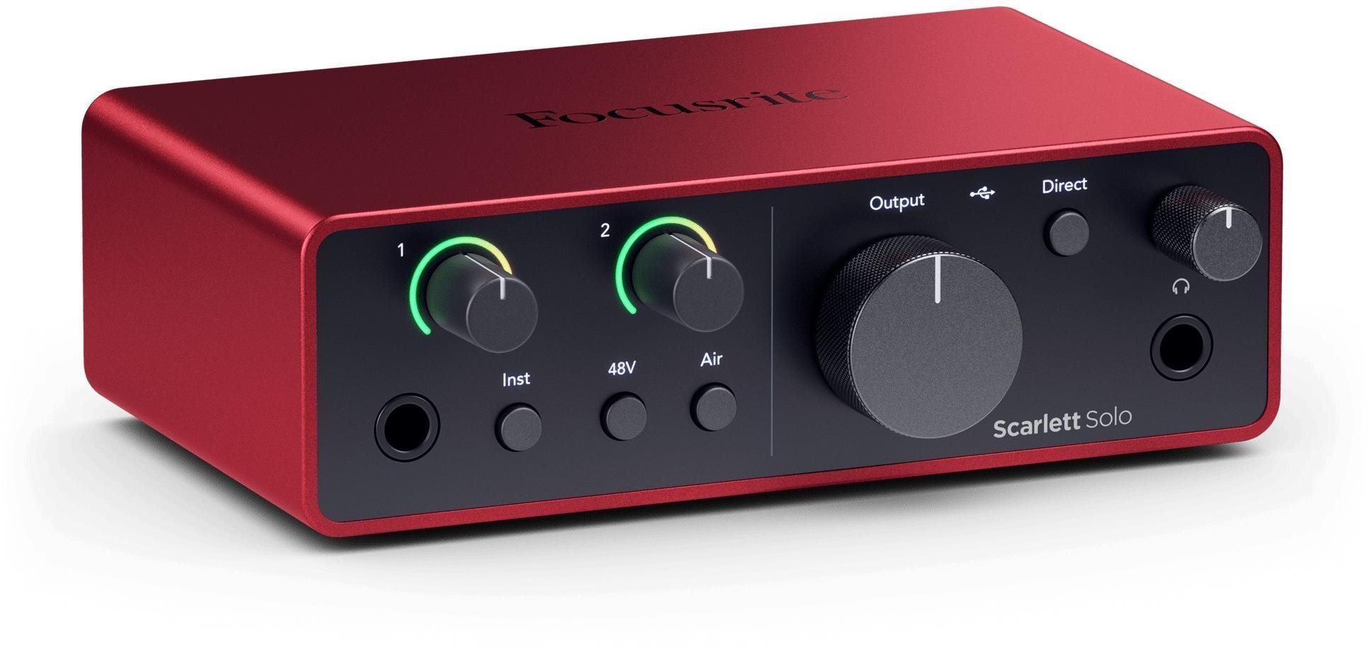 Focusrite Scarlett Solo 4th Gen Externe Soundkarte
