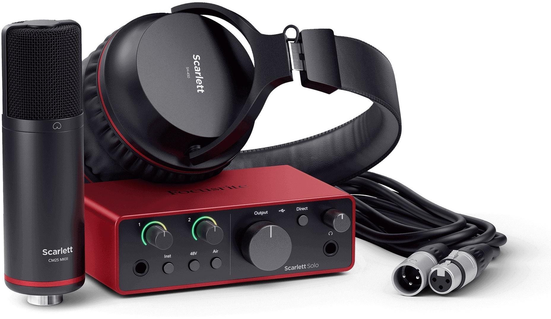 Focusrite Scarlett Solo Studio 4th Gen Externá zvuková karta
