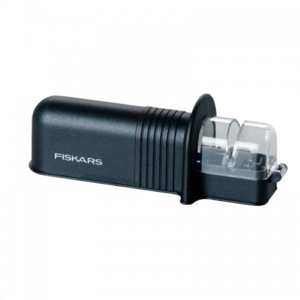 FISKARS Essential Roll-Sharp Késélező, fekete Késélező