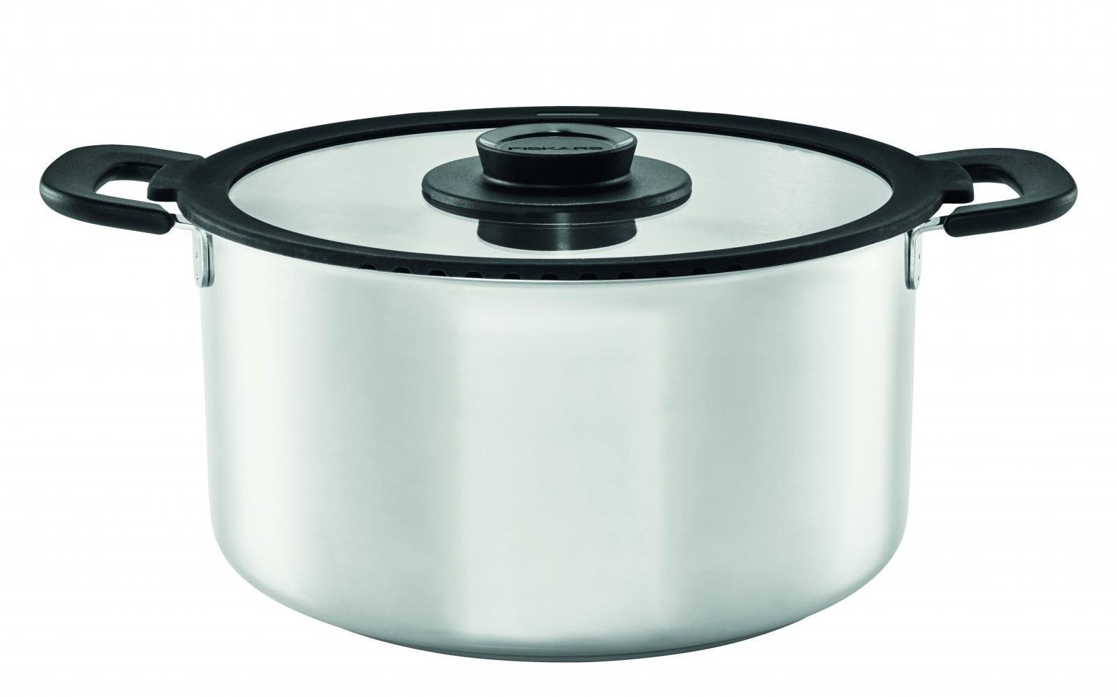 FISKARS Functional Form Fazék fedővel, rozsdamentes acél, 7 l, 26...