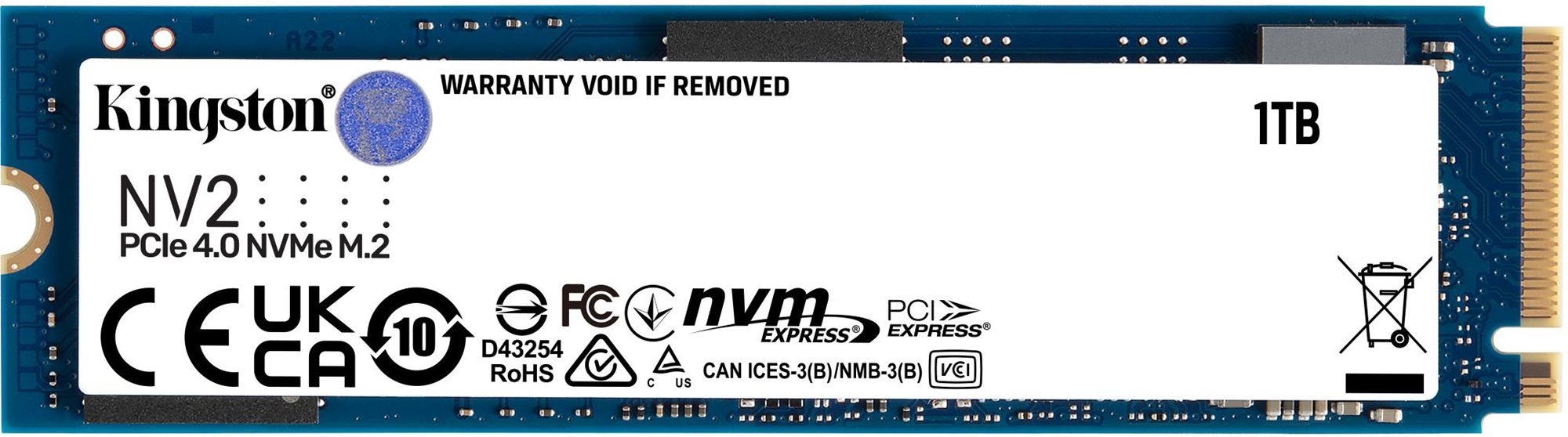 Kingston NV2 1TB SSD meghajtó