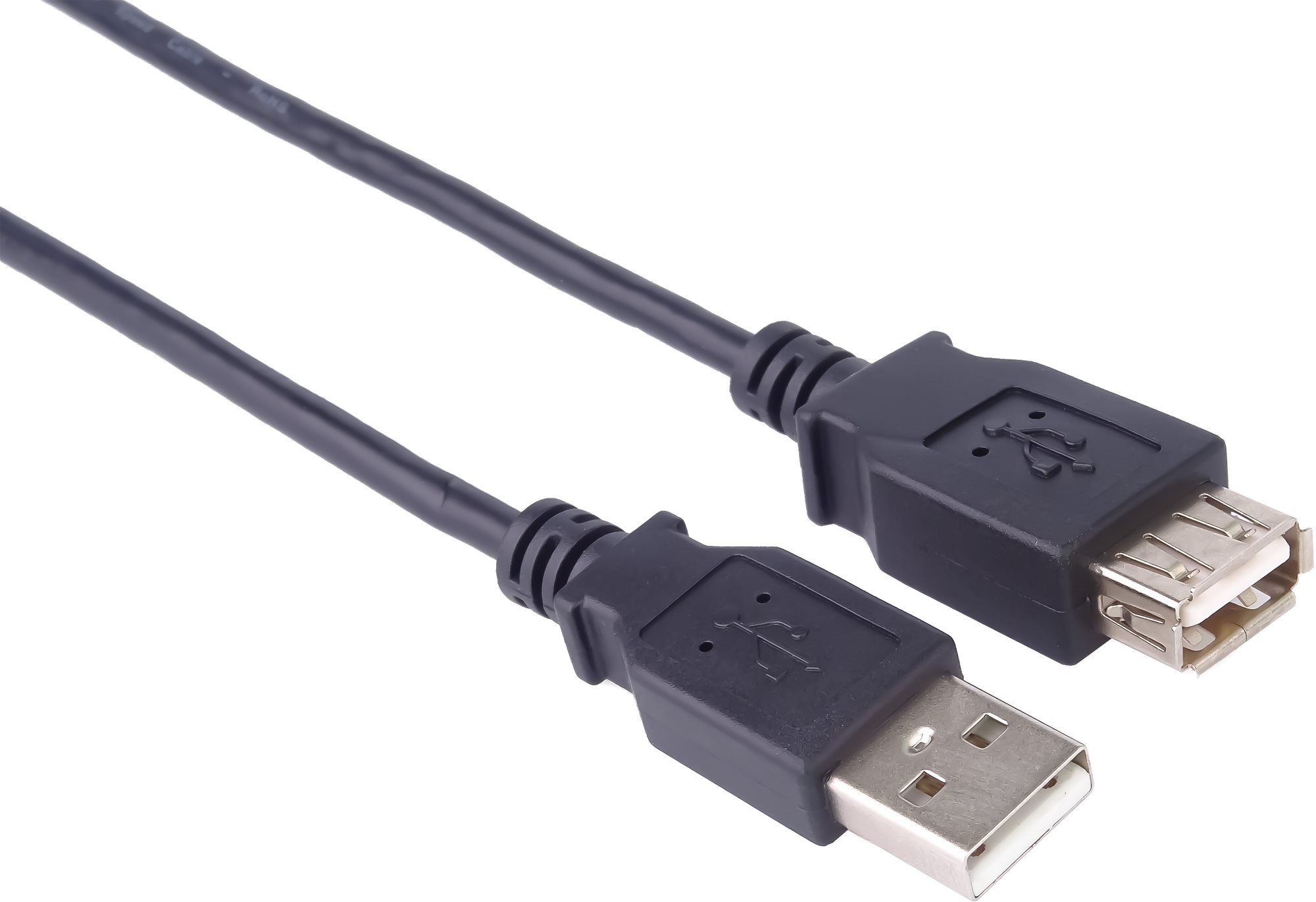 PremiumCord USB 2.0 extension 2m black Data Cable