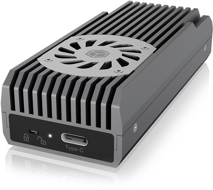 ICY BOX IB-1922MF-C32 External Type-C Enclosure for M.2 Hard Drive...