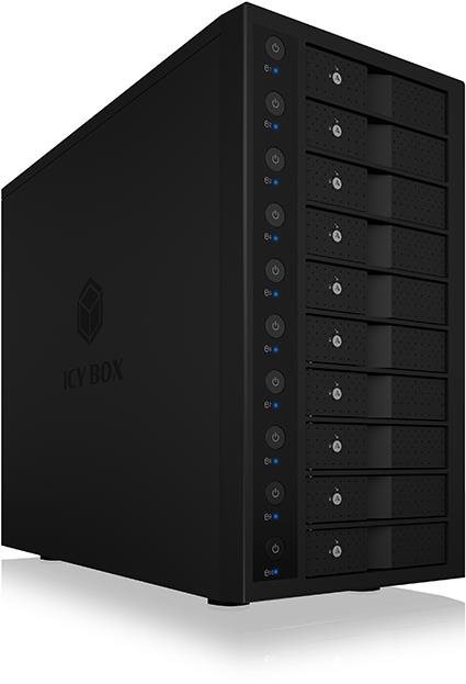 ICY BOX IB-3810-C31 10 x 3.5“ SATA Hard Drive Enclosure