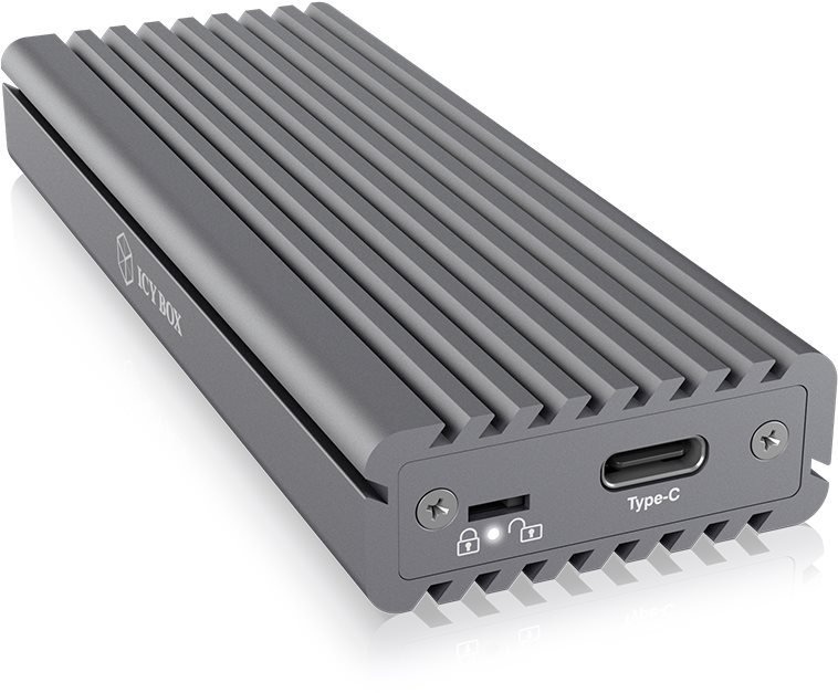 ICY BOX IB-1817M-C31 External USB-C Enclosure for M.2 NVMe SSD Hard...