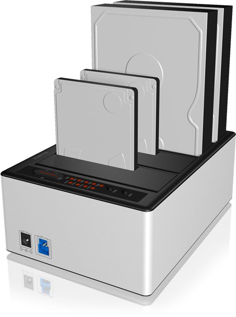 Icy Box IB-141CL-U3 4 bay docking station External Docking Station