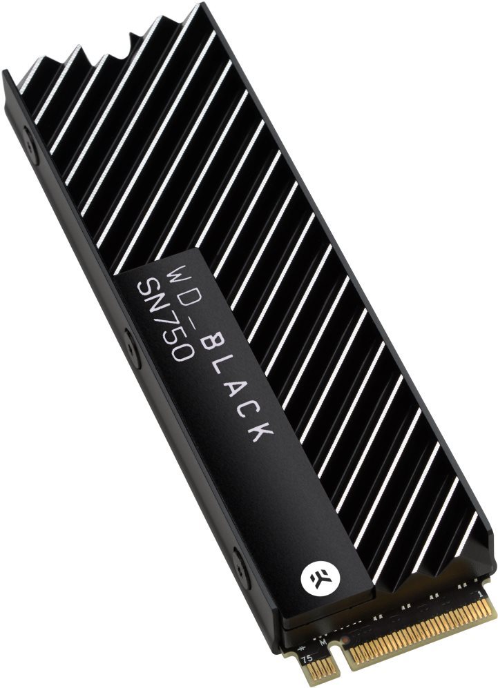 WD Black SN750 NVMe SSD 1TB Heatsink SSD