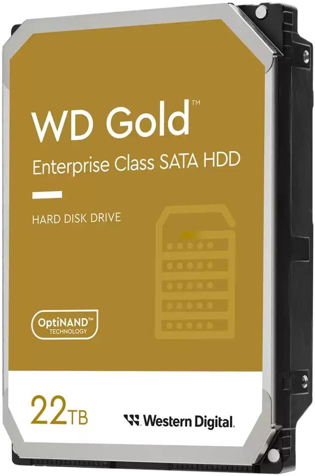 WD Gold 22TB Merevlemez