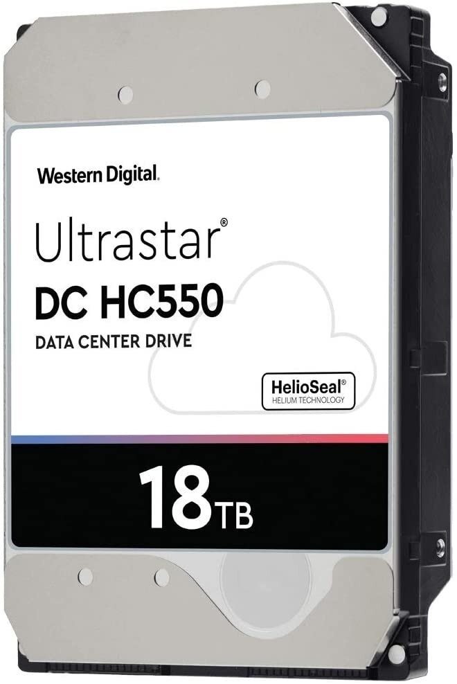 Western Digital 18TB Ultrastar DC HC550 SATA Hard Drive