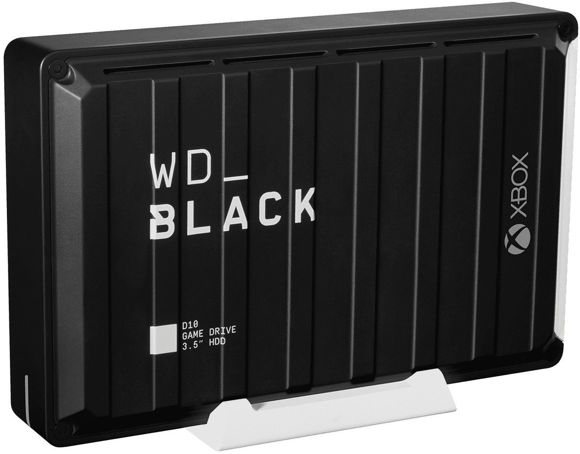 WD BLACK D10 Game Drive 12TB for Xbox One, black External Hard Drive