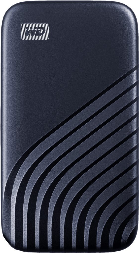 WD My Passport SSD 500GB Blue External Hard Drive