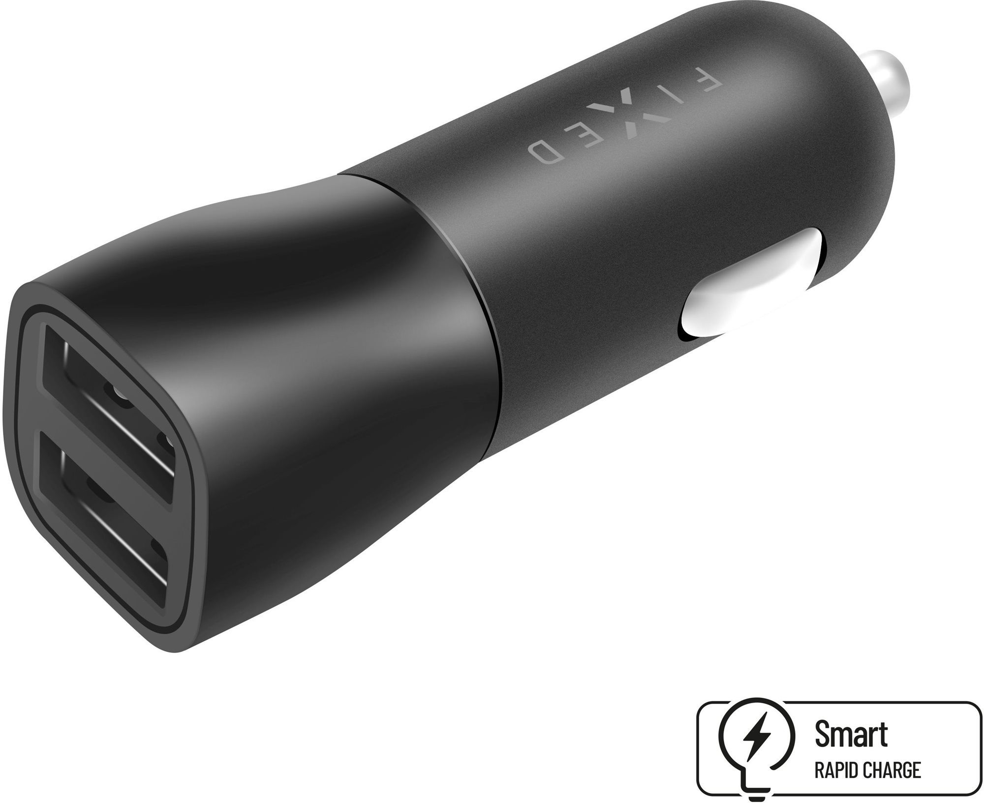 FIXED Smart Rapid Charge 15 W s 2 x USB výstupom čierna Nabíjačka...