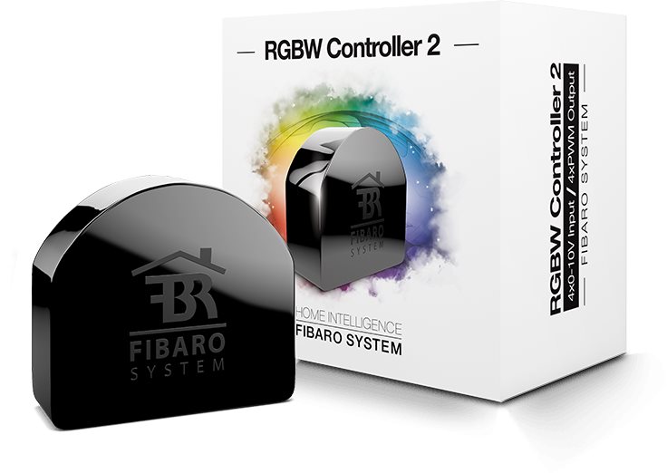 FIBARO Modul na riadenie RGBW LED 2, Z-Wave Plus Stmievač osvetlenia