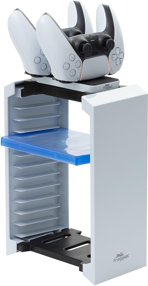 Froggiex FX-P5-C2-W PS5 Charge and Store Tower Controller-Ständer