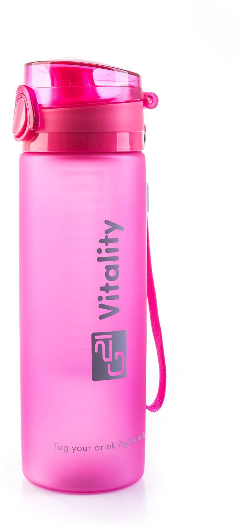 Fľaša G21 na smoothie/juice, 600 ml, ružová-zmrznutá Fľaša na vodu