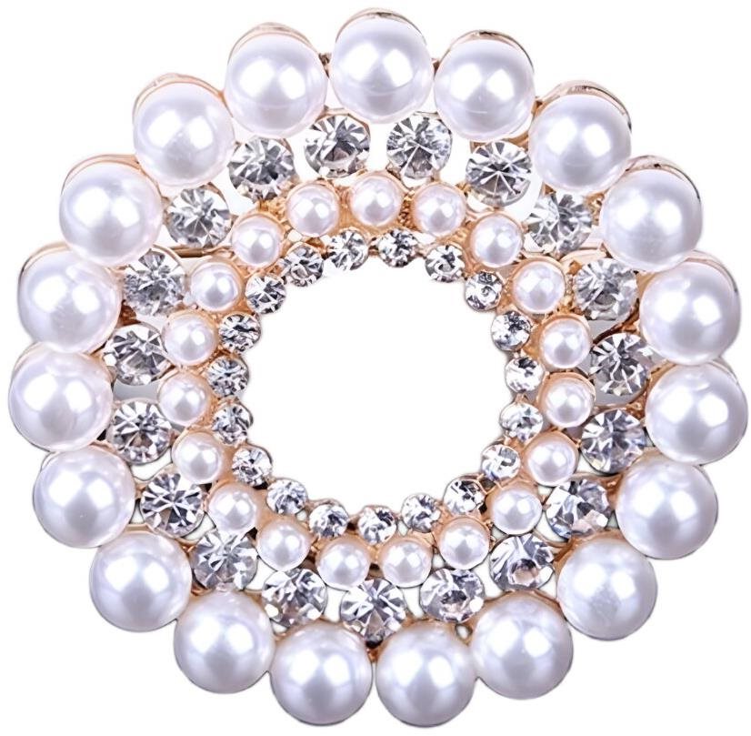 Gaira Pearls 312065 Gold Brošňa