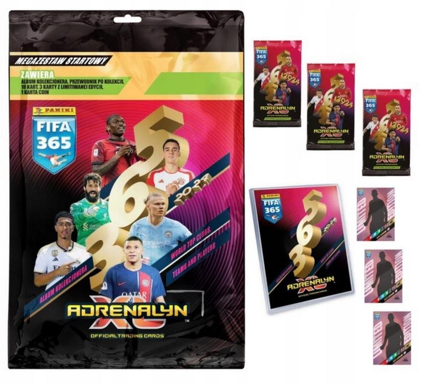 Startovací sada Panini FIFA 365 Adrenalyn XL 2024 Zberateľské karty