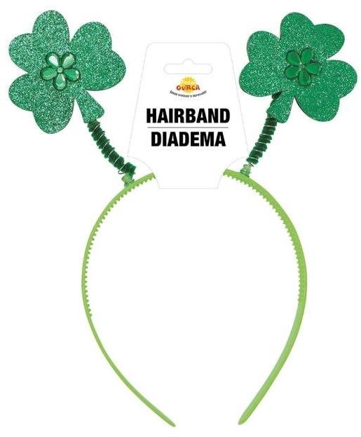Guirca Čelenka s trojlístky St. Patrick / Svatý Patrik Čelenka