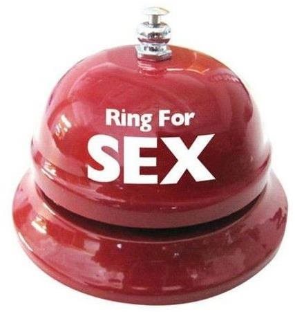 ALUM Zvonek Ring For Sex Párty doplnky