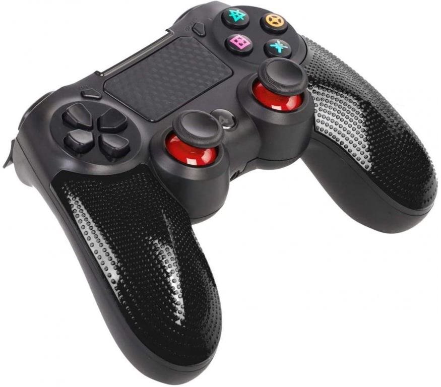 Alum Ovladač pro PS4 s kabelem - Twin Vibration IV -Černá Herní...