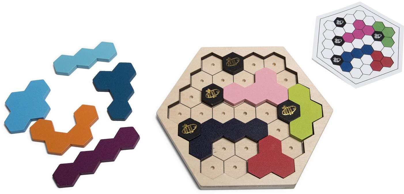 BS Toys Logické puzzle – včielky Dosková hra