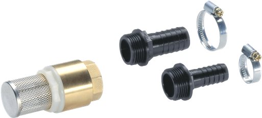 Gardena Sací filter so spätnou klapkou 3/4" + 1" mosadzný Sací filter