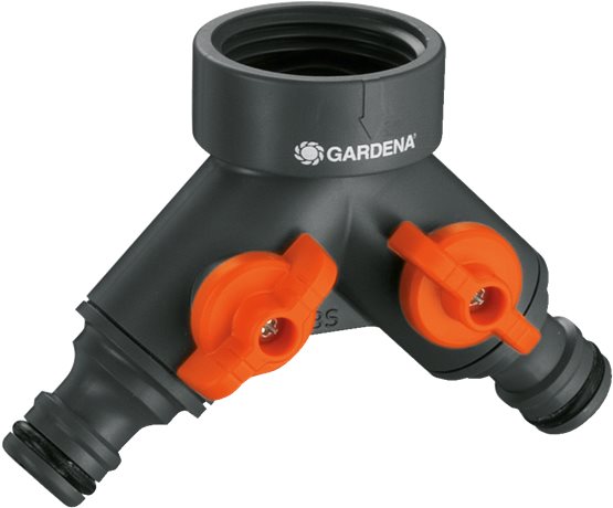 Gardena 2-cestný ventil 3/4" + 1" Rozdeľovač