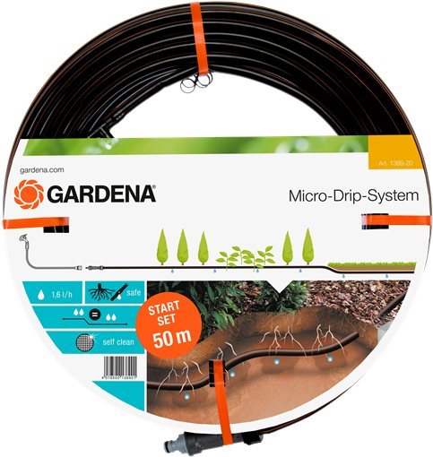 Gardena Mds-földalatti csepegtetőcső, 50 m + alapegység 1000 Kerti...