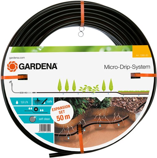 Gardena Mds-földalatti csepegtetőcső 13,7 mm, 50 m - bővítő készlet...