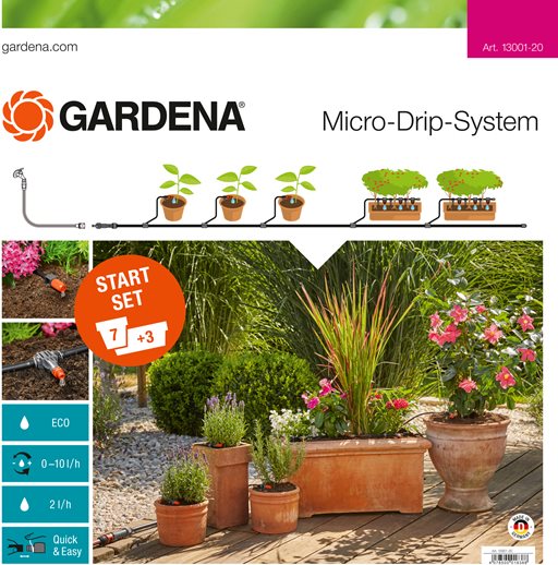 Gardena indulókészlet teraszokhoz / erkélyekhez Öntöző készlet