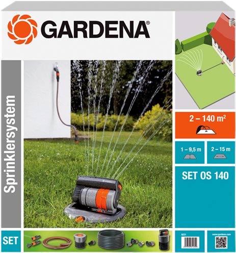 Gardena OS 140 Süllyesztett négyszögesőztető - készlet Locsoló