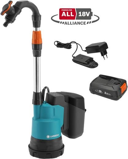 Gardena 2000/2 18 V P4A – sada Čerpadlo do suda