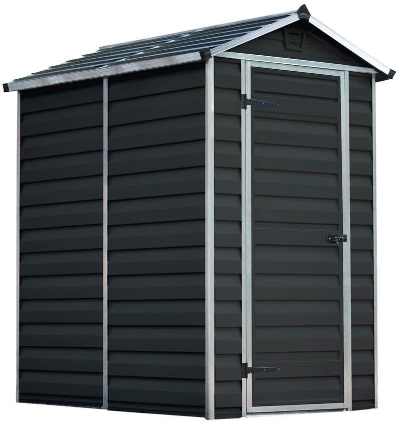 PALRAM Domček záhradný SKYLIGHT, antracit 4 × 6 Záhradný domček