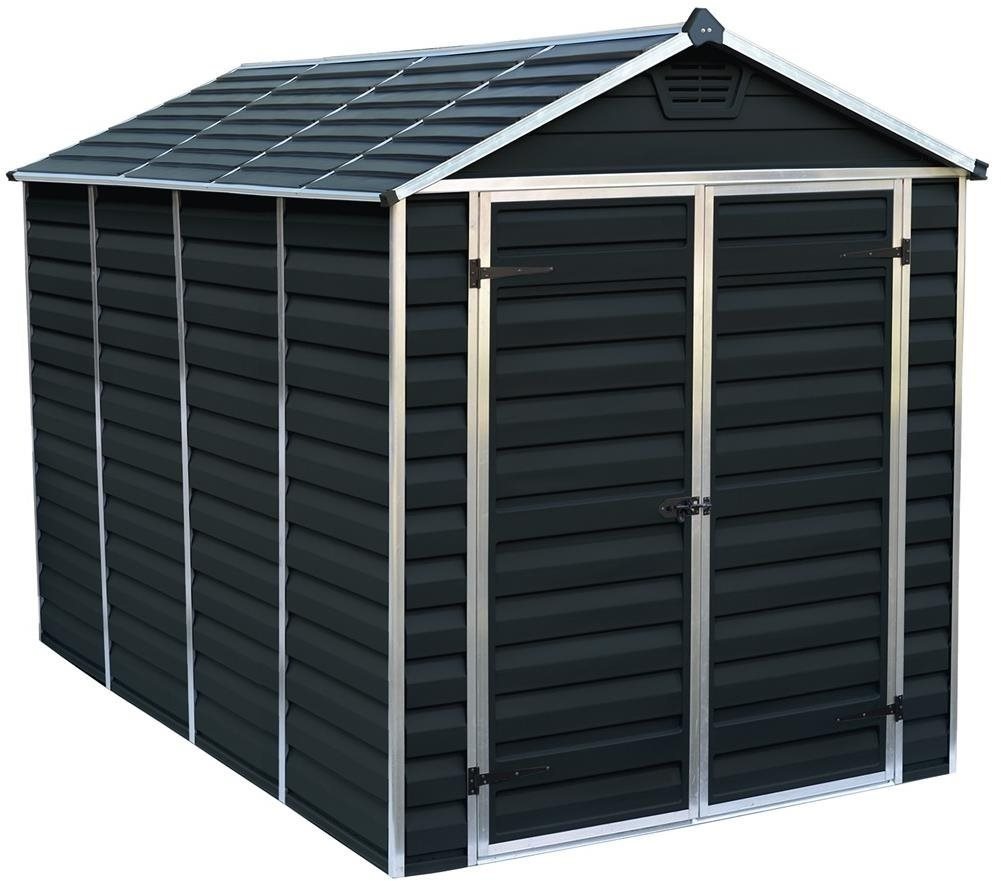 PALRAM Domček záhradný SKYLIGHT, antracit 6 × 10 Záhradný domček