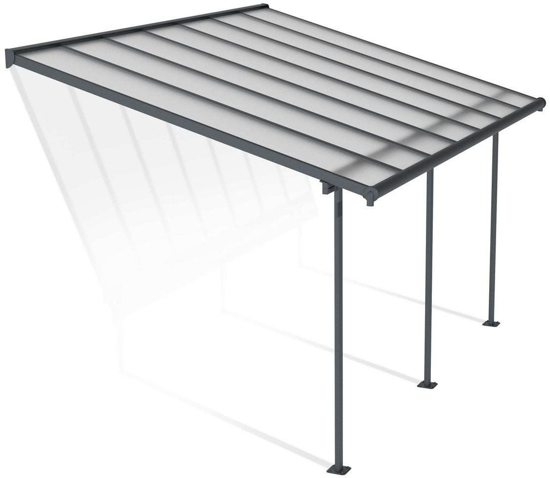 PALRAM Pergola záhradná SIERRA 4200, antracit 3 × 4,25 m Pergola
