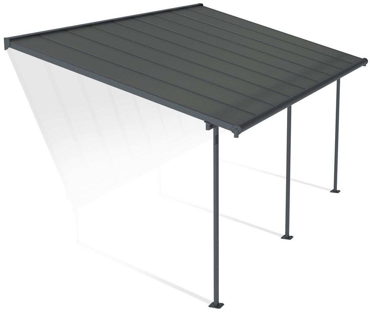 PALRAM Pergola záhradná CAPRI 5400, antracit 3 × 5,46 m Pergola