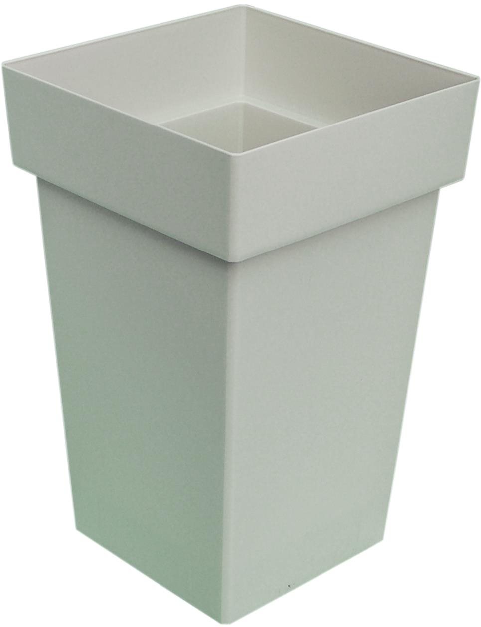 GARDINO kvetináč MELROSE QUADRATE 30 × 30 × 41 cm, béžový Kvetináč