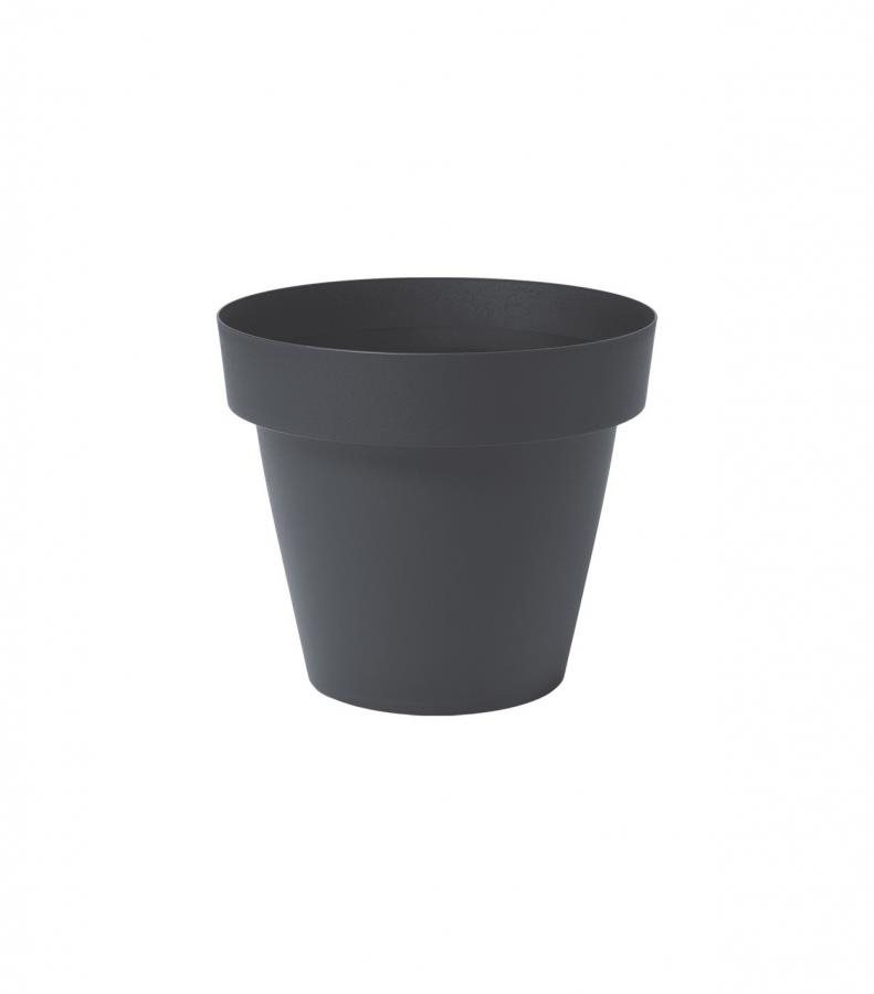 GARDINO kvetináč MELROSE O 50 cm, 43 l, antracit Kvetináč
